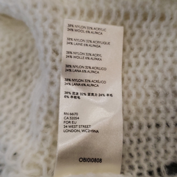 Free People White Knit Bishop Sleeve Pull Over - Picture 11 of 11